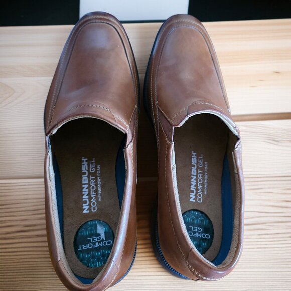 NWOT NUNN BUSH (11) Dylan Brown/Cognac Dress Loafers for Men main image 5